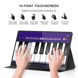 15.6 inch di động màn hình cảm ứng <span class=keywords><strong>LCD</strong></span> Monitor HD HDR loa kép USB-C cắm chơi ứng dụng di động vỏ kim loại FHD 1920x1080P" - Product Image 2