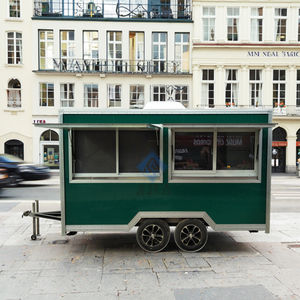 Chine Prix de gros Fumeur de barbecue Machine à crème glacée Camion de nourriture mobile entièrement équipé - Product Image 1