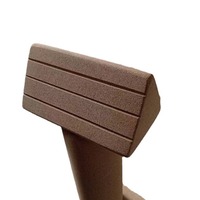 Brique de yoga triangulaire en liège haute densité à grain fin Fitness Modèle 010