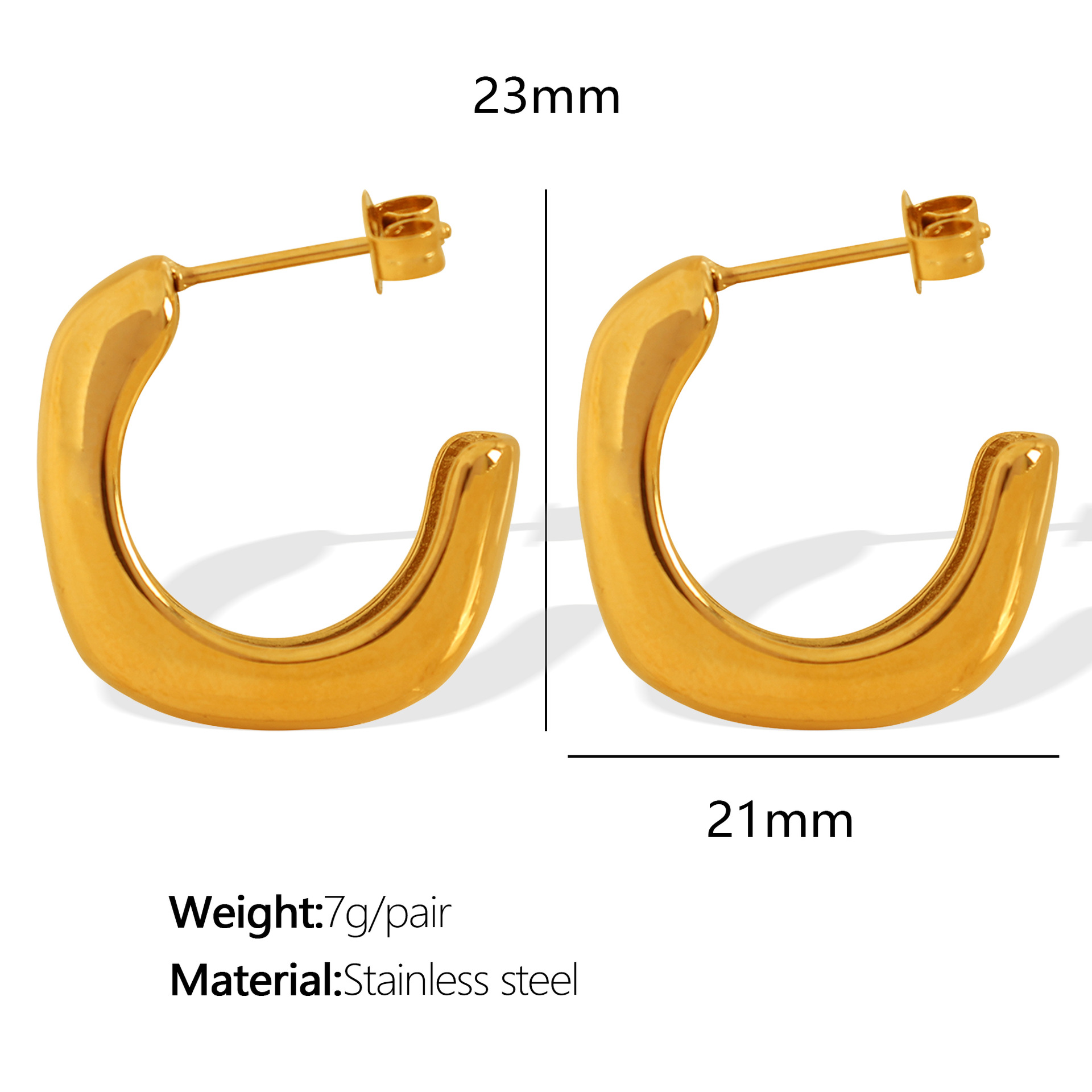 Pendientes de Oro EH306