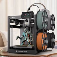 Imprimante 3D industrielle Flashforge Creator 5 Pro à 4 têtes d'impression, volume d'impression de 256 mm³, système FlashSwap 65 ° Chambre chauffée C