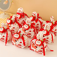 Coffret cadeau pour bébé d'un mois pour la célébration du premier anniversaire, sac à bonbons portable en velours