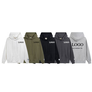 Top qualité 100% coton vêtements pour hommes galeries aquarelle encre peint à la main éclaboussé lettre Depttes sweat à capuche pour hommes - Product Image 1