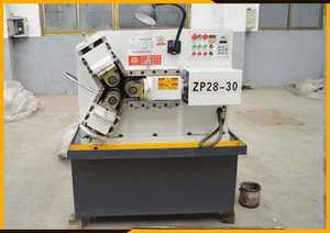 מכונת גלגול הברגות מתאימה לפרויקטים של בנייה, מכונת עיצוב הברגות לפלדה עם מערכת הידראולית - Product Image 2