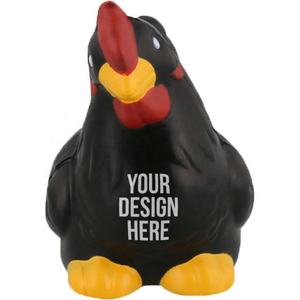 Bola de estrés de juguete antiestrés de Pu de pollo con logotipo personalizado - Product Image 5