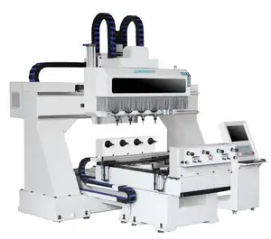 Máquina de processamento de madeira, máquina multifuncional de processamento de cinco eixos, máquina de mortização e tensão