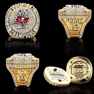 Anillo de Campeonato de los Tampa Bay Buccaneers de Tom Brady 2020-2021, Anillos de Campeonato Personalizados - Product Image 1