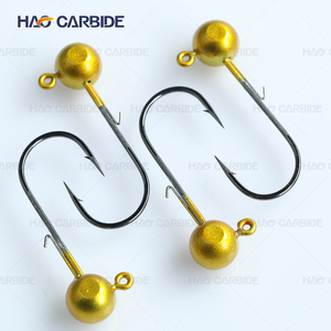 หัวจิ๊กตกปลาสีทองเมทัลลิก หัวจิ๊กบอลทังสเตน หัวจิ๊กสวิมเบทสำหรับตกปลา - Product Image 5