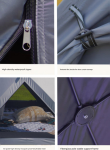 Tente ultralégère pour deux personnes, tente 4 saisons avec bâche de sol assortie, tente de camping <span class=keywords><strong>Hubba</strong></span> bicolore - Product Image 6