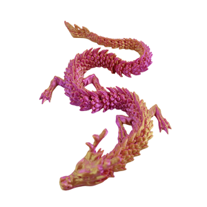 2025 Customized New Style 3D Printed Dragon Toy Model Colorful with <b>Plastic</b> <b>Rods</b> Hot Selling Item for Christmas - Product Image 1
