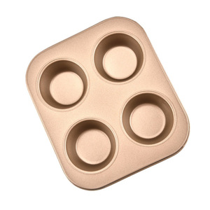 Muffin Pans 4 6 12 Hole Non-Stick Carbon Steel Baking Mold Cake Pan For DIY Baking - Product Image 5