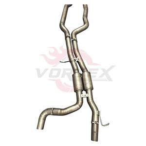 Sistema de Escape Catback con Válvulas de Titanio Vortex para Porsche 958 Cayenne 3.0T 4.8T 2011-2014 con Sistema de Tubos de Escape Cuádruples Negros - Product Image 5