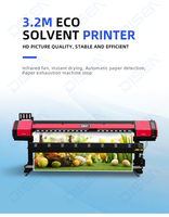 Impresora Plotter de 3.2m con Corte, Eco Solvente, de Escritorio, 720, 60cm, 120cm, Xp600, I3200, con Tres Funciones de Impresión Eco Solvente