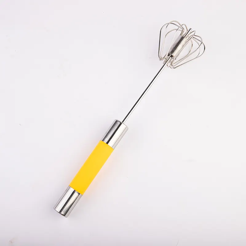 Kitchen Baking Tool Stainless steel Push Semi-automatic Whisk for Egg Stir hand mixer egg beater egg whisk