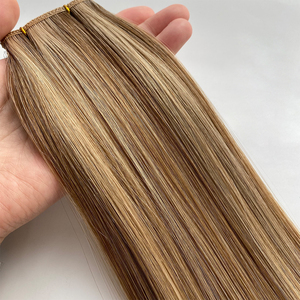 ผมมนุษย์บริสุทธิ์แบบคู่ผมต่อแบบทอทุก<span class=keywords><strong>สี</strong></span>มีให้เลือก - Product Image 5