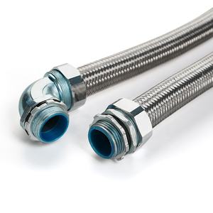 Barattolo tubi elettrici in metallo tubo ondulato in acciaio inox ROHS ss304 intrecciato condotto flessibile - Product Image 6