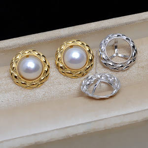 Set de Componentes de Joyería S925 de Plata para DIY: Anillos, Colgantes, Cierres y Accesorios para Perlas, Modelo 1316 - Product Image 1