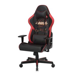 Silla <span class=keywords><strong>Gamer</strong></span> de Alta Calidad 2026, Silla de Oficina <span class=keywords><strong>Gamer</strong></span> de Gran Tamaño con Reposabrazos 2D, Color Rosa, Negro y Rojo - Product Image 1