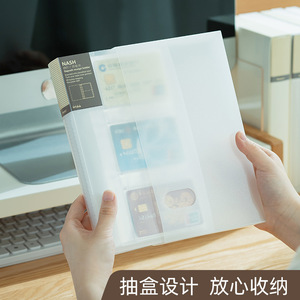 Good Products Of The Times Multi Page Folder PP Rectangle Note Holder Office Organizer With 24 Card Slots For Deposit Slips - Product Image 5