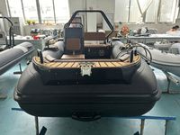 Bateau semi-rigide (RHIB) 14,1 pieds Achilles Hypalon, capacité 7 personnes, avec console arrière pour radar, luxe pour la navigation, fabriqué en Chine, logo personnalisé