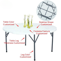 Table Ronde Pliante en Plastique de 150 cm XYM-T24