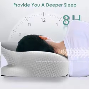 Oreiller cervical ergonomique en mousse à mémoire de forme, soulagement des douleurs cervicales pour les dormeurs latéraux et les personnes souffrant de maux de nuque, pour la maison - Product Image 5