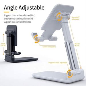 Support de tablette réglable Ys98, support de téléphone portable en plastique avec logo personnalisé - Product Image 2