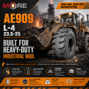 ยางรถบรรทุกหนัก AOSO AE909 ขนาด 23.5-25 OTR 40PR สำหรับงานเหมืองและงานขนส่งระยะสั้น - Product Image 1