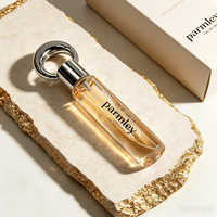 Porte-clés de luxe personnalisé, flacon de parfum vide 10ml 15ml 20ml, diffuseur en verre cylindrique fantaisie avec pulvérisateur à pompe et capuchon en Zamac