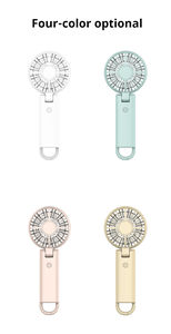 พัดลมมือถือพกพาแบบมีโลโก้สั่งทำได้ ขนาดเล็กอเนกประสงค์ ชาร์จผ่าน USB ความจุสูง ใช้ได้ทั้งแบบตั้งโต๊ะและแบบมือถือ - Product Image 6