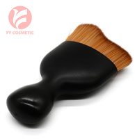 Maquillage personnalisé Skinny Miracle Premium Poils synthétiques ultra doux Pinceau pour huile bronzante corporelle de forme ergonomique unique