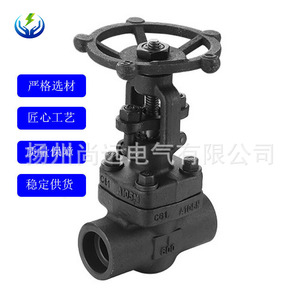 วาล์วประตูเหล็กกล้าคาร์บอน A105 แบบฟลอร์นจ์อินทิเกรต Z41H-25 ขนาด 4 นิ้ว สำหรับไอน้ำ น้ำ และน้ำมัน - Product Image 1