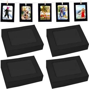 Cadre photo personnalisable en carton kraft recyclé vierge, à peindre soi-même, pour mariage, salle de classe, artisanat, cadeau promotionnel - Product Image 1
