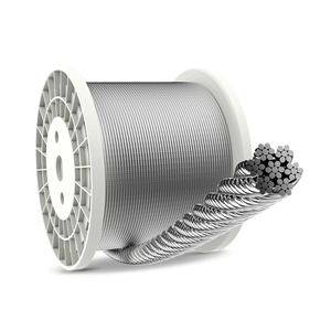 Cable de Acero Inoxidable T316 de 500 Pies y 1/8 de Pulgada, 7x7, 1850 Libras de Resistencia a la Rotura, Cable para Barandilla de Cubierta - Product Image 3