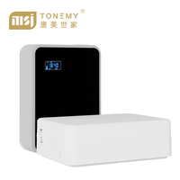 Diffuseur d'arômes en bois personnalisé avec motif floral, humidificateur d'air électrique à commande par application, diffuseur de parfum en spray aromatique