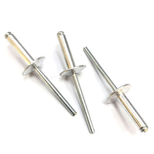 Remaches Ciegos de Acero Galvanizado Duraderos, Clavos Remachadores Resistentes a la Corrosión para Estructuras Exteriores y Cercas - Product Image 2