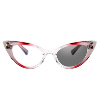 MS 97719, monturas de gafas de colores ópticos con bloqueo de luz azul elegante para mujer, gafas Lunettes De Luxe, diseño de mariposa