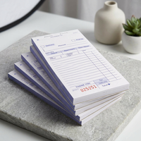Libro de Recibos de Entrega de 3 Partes con Logotipo Personalizado, Libro de Facturas de Papel Autocopiativo de 2 Partes, Menú de Restaurante, Formulario de Pedido de Venta, Libro de Facturas Fiscales A6