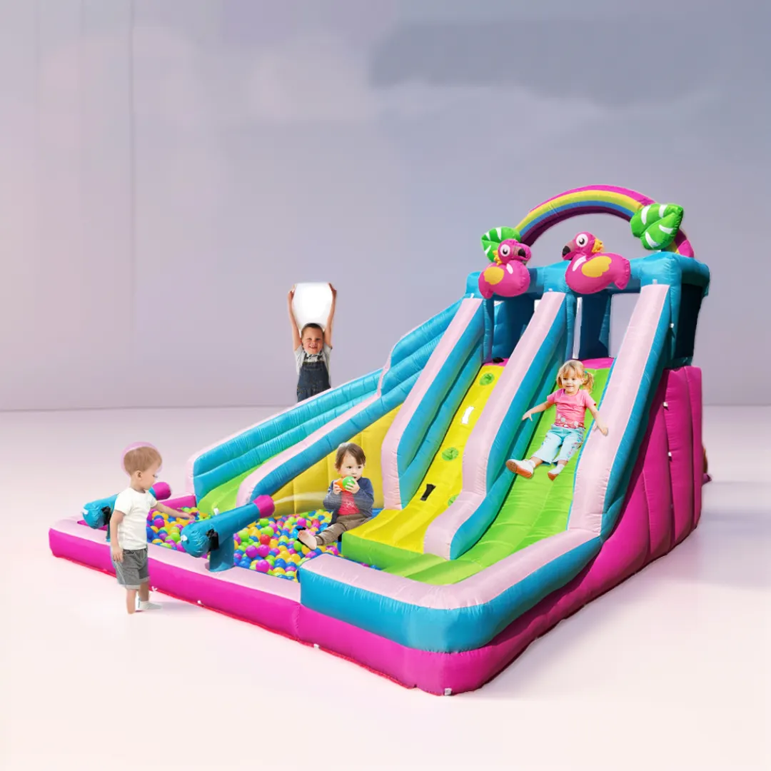 Uso Doméstico Jumping Bouncy Castle para Crianças Inflável Bounce House Combo com Corrediça De Água