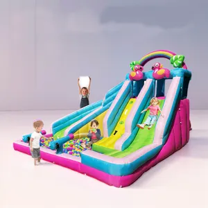 Home Use Jumping Bouncy Castle for Kids Inflatable Bounce House Combo with Water Slide