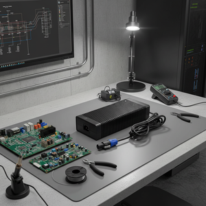 Cargador de batería de litio ternaria de amplio voltaje de entrada 63V5A, compatible globalmente con drones y vehículos de equilibrio (100-240V) - Product Image 1