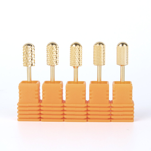 Two-Way Tungsten Carbide <b>Nail</b> <b>Drill</b> <b>Bit</b> Efile Premium <b>Nail</b> Polisher 3/32" 7g Acrylic Tips Grinding Clean Cuticle Plastic Tube - Product Image 1