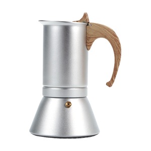 Cafetière Moka <span class=keywords><strong>Italienne</strong></span> de Luxe Léger au Design Rétro, en Aluminium, <span class=keywords><strong>à</strong></span> Fond Caché, pour Chauffage sur Plaque <span class=keywords><strong>à</strong></span> <span class=keywords><strong>Induction</strong></span> - Product Image 5