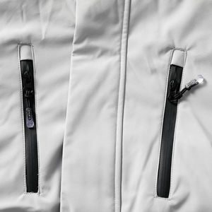 جاكيت طويل كاجوال مبطن بالريش مقاوم للرياح والماء ودافئ وسميك بغطاء للرأس متوفر بالمخزون للبيع بالجملة بتخصيص من مورد صيني - Product Image 3