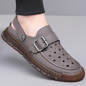 Men's Summer Flat <b>Clog</b> Sandals Steel Toe Breathable Waterproof Lightweight Outdoor Wear - Product Image 6