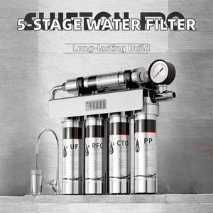 Năm Giai Đoạn Thép Không Gỉ Siêu Lọc Nước Uống Đài Phun Nước Loại Bỏ Clo Từ Nước Tap Carbon Lọc Máy Lọc Nước - Product Image 6