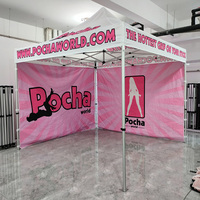 Carpas para Ferias Comerciales y Eventos, Carpa Plegable Promocional Personalizada con Logotipo, Estructura de Aluminio de 10 x 10, Diseño Gratuito