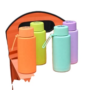 Bouteille d'eau sport isotherme en acier inoxydable 20 oz avec logo personnalisé, pour boissons chaudes/froides, sans BPA, anti-fuite - Product Image 5