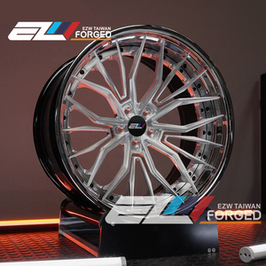 Roues forgées 2 pièces personnalisées 18-24 pouces 5x114.3 5x112 5x108 4x100 <span class=keywords><strong>peinture</strong></span> Chrome MattBlack nouvelles <span class=keywords><strong>jantes</strong></span> forgées en alliage d'aluminium - Product Image 3