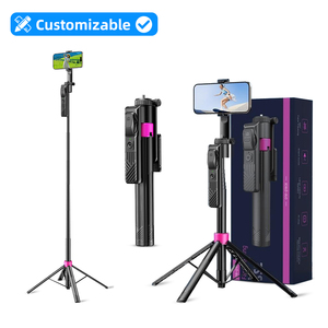 Tự động ai mặt theo dõi Gimbal ổn định máy ảnh Chân máy ảnh tự sướng dính điện thoại chụp đứng từ xa 360 ° xoay điện thoại chủ - Product Image 1